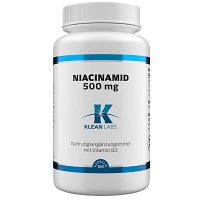 NIACINAMID B3 500 mg KLEAN LABS Kapseln - 100Stk