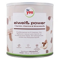 FOR YOU eiweiß power Milchkaffee Pulver - 750g - Energy-Drinks