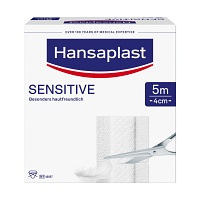 HANSAPLAST Sensitive Pflaster 4 cmx5 m Rolle - 1Stk - Hansaplast