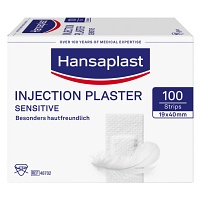 HANSAPLAST Sensitive Injektionspflaster 1,9x4 cm - 100Stk - Hansaplast