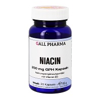 NIACIN 250 mg GPH Kapseln - 30Stk