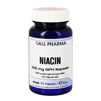 NIACIN 500 mg GPH Kapseln - 60Stk
