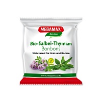 MEGAMAX Bio Salbei-Thymian Bonbons - 85g - Nutrition