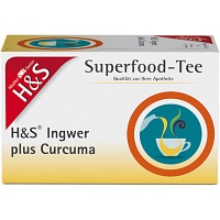 H&S Ingwer plus Curcuma Filterbeutel - 20X1.25g - Wohlfühltee