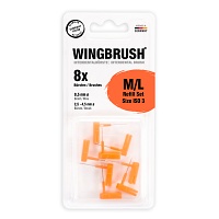 WINGBRUSH Refill-Set Interdentalb.ISO 3 med./large - 8Stk
