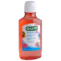 GUM JUNIOR Mundspülung Erdbeere ab 6 Jahren - 300ml - Pflegeprodukte für Kinder