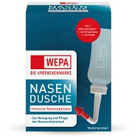 WEPA Nasendusche mit 10x2,95 g Nasenspülsalz - 1Packungen