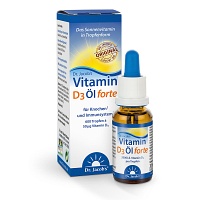 VITAMIN D3 ÖL forte 2000 I.E. hochdos.Dr.Jacob\'s - 20ml - Abwehrkräfte