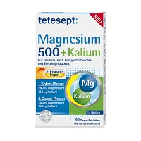 TETESEPT Magnesium 500+Kalium Tabletten - 30Stk
