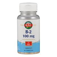 VITAMIN B2 RIBOFLAVIN 100 mg Tabletten - 60Stk - Vegan