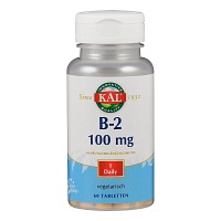 VITAMIN B2 RIBOFLAVIN 100 mg KAL Tabletten - 60Stk - Vegan