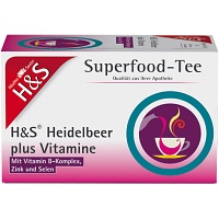 H&S Heidelbeer plus Vitamine Filterbeutel - 20X2.5g - Wohlfühltee