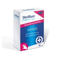 STERILLIUM Protect & Care Hände Desinfekt.tücher - 10Stk