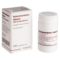 CALCIUMCARBONAT ABANTA 500 mg Kautabletten - 100Stk