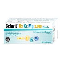 CEFAVIT D3 K2 Mg 2.000 I.E. Hartkapseln - 60Stk