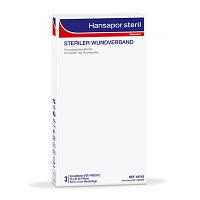 HANSAPOR steril Wundverband 10x20 cm - 3Stk
