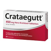 CRATAEGUTT 450 mg Herz-Kreislauf-Tabletten - 50Stk - Herzkraft stärken