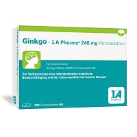 GINKGO-1A Pharma 240 mg Filmtabletten - 120Stk
