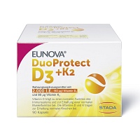 EUNOVA DuoProtect D3+K2 2000 I.E./80 µg Kapseln - 90Stk