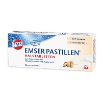 EMSER Pastillen Halstabletten m.Ingwer zuckerfrei - 30Stk