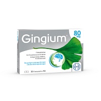 GINGIUM 80 mg Filmtabletten - 30Stk - Herz, Kreislauf & Nieren