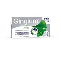 GINGIUM 240 mg Filmtabletten - 20Stk - Herz, Kreislauf & Nieren