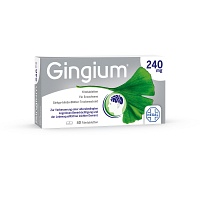 GINGIUM 240 mg Filmtabletten - 40Stk - Herz, Kreislauf & Nieren