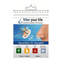 FILTER YOUR LIFE Nasenfilter f.Allergiker Gr.S - 7X2Stk