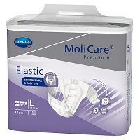 MOLICARE Premium Elastic Slip 8 Tropfen Gr.L - 3X24Stk