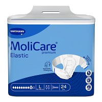 MOLICARE Premium Elastic Slip 9 Tropfen Gr.L - 24Stk