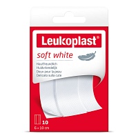 LEUKOPLAST soft white Pflaster 6x10 cm - 10Stk