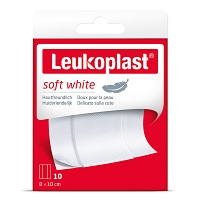 LEUKOPLAST soft white Pflaster 8x10 cm - 10Stk