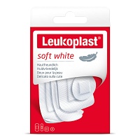 LEUKOPLAST soft white Str.19x72/D.25/38x72/38x38mm - 30Stk