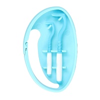 O TOM Tick Twister Zeckenhaken mit ClipBox blau - 2Stk