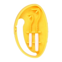 O TOM Tick Twister Zeckenhaken mit ClipBox orange - 2Stk