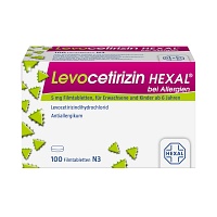 LEVOCETIRIZIN HEXAL bei Allergien 5 mg Filmtabl. - 100Stk - Allergien