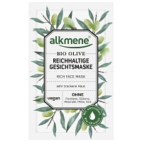 ALKMENE reichhaltige Gesichtsmaske Bio Olive - 2X6ml