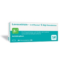 LEVOCETIRIZIN-1A Pharma 5 mg Filmtabletten - 20Stk