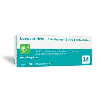 LEVOCETIRIZIN-1A Pharma 5 mg Filmtabletten - 50Stk