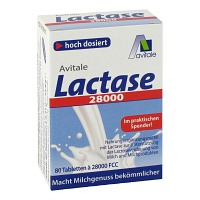 LACTASE 28.000 FCC Tabletten im Spender - 80Stk - Magen, Darm & Leber