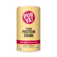PURYA Protein Drink Bio Vanille-Erdbeere Pulver - 550g