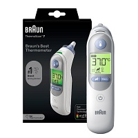 BRAUN THERMOSCAN 7+ Infrarot-Ohrthermometer - 1Stk - Thermometer
