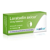 LORATADIN axicur 10 mg Tabletten - 50Stk - Allergien