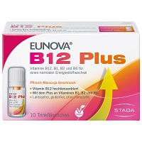 EUNOVA B12 Plus Trinkfläschchen - 10X8ml - Vitamin B12