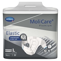 MOLICARE Premium Elastic Slip 10 Tropfen Gr.L - 4X14Stk