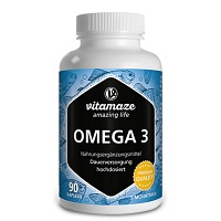 OMEGA-3 1000 mg EPA 400/DHA 300 hochdosiert Kaps. - 90Stk - Omega-3-Fettsäuren