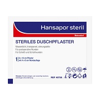 HANSAPOR steril Duschpflaster 8x10 cm - 1Stk - Sterile Pflaster