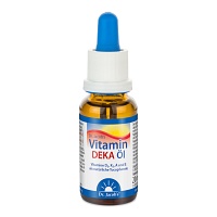 VITAMIN DEKA Öl D3+K2+A+E.Dr.Jacob\'s Tropf.z.Einn. - 20ml - Abwehrkräfte