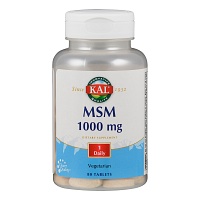 MSM 1000 mg KAL Tabletten - 80Stk - Für Haut, Haare & Knochen