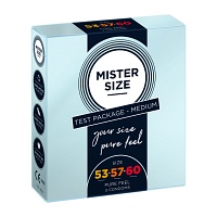 MISTER Size Probierpackung 53-57-60 Kondome - 3Stk
